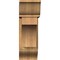 Ekena Millwork Westlake Traditional Rough Sawn Bracket w/ Offset Brace, Western Red Cedar, 8"W x 24"D x 24"H BKT0806X24X24WTL01RWR - alternate 2
